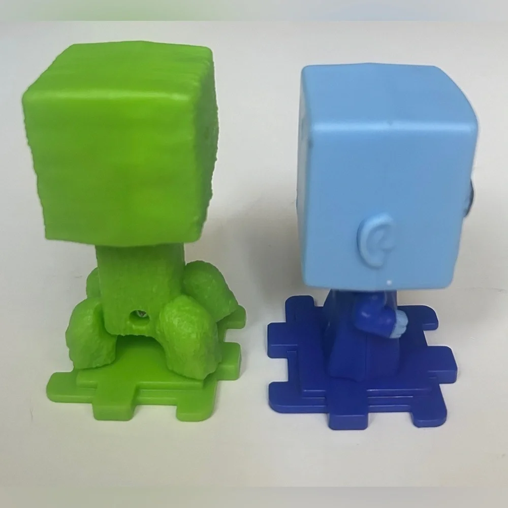 McDonald's Minecraft Creeper & Evoker Figure Toys